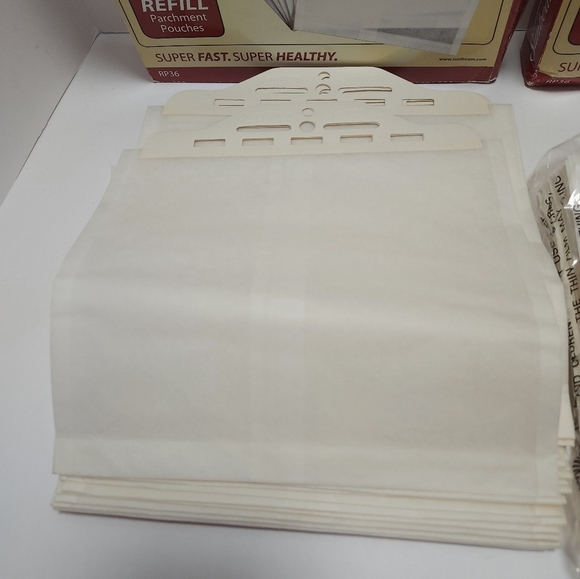 Sunbeam Rocket Grill Refill Replacement Parchement Pouches 62 Pouches - Picture 7 of 7